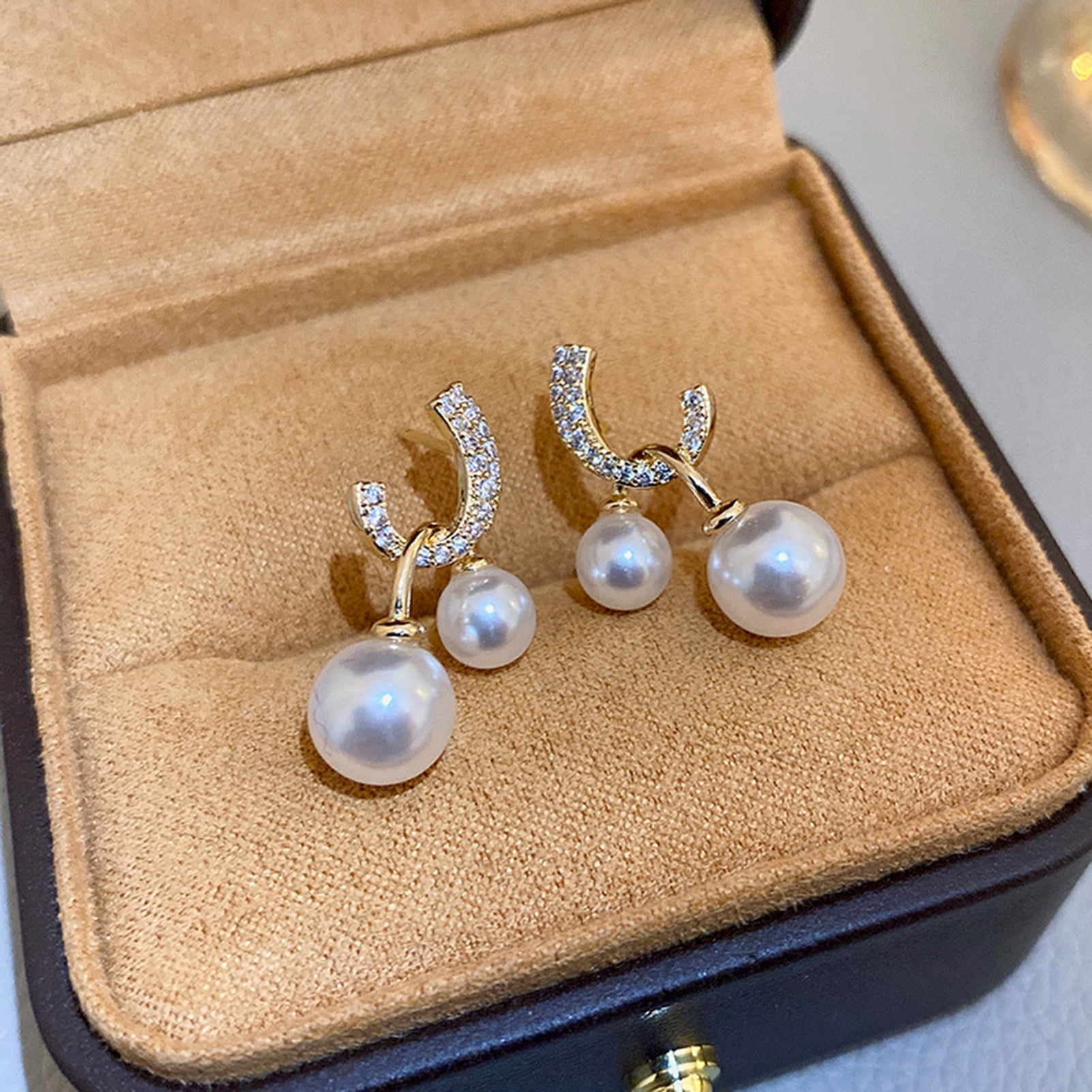 White Freshwater Seed Pearl Stud Earring – Mangatrai Gems & Jewels Pvt Ltd